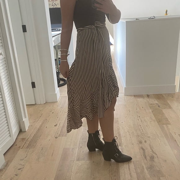 Faithfull the Brand Tramonti Striped wrap skirt M - Picture 12 of 16
